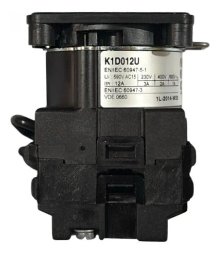 Chave Seletora K1d012u Schneider Preto