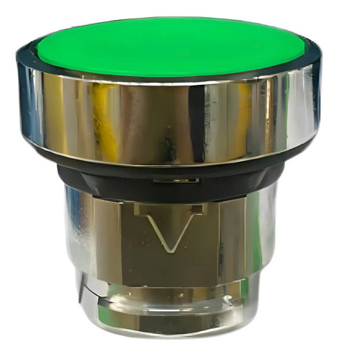 Kit Com 2: Cabeçote Para Botão 22mm Verde Zb4ba3 Schneider Verde -