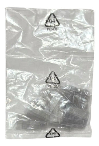Conjunto De 76 Etiquetas 8x27mm Zby4100 Schneider Transparente Sem Gravação