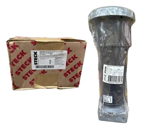 Acoplamento S5555w 63a 3p+n+t 600/690v Preto 5h Ip67 Steck Preto