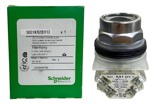 Botão 30mm Metálico Impulsão Embutido 9001kr2bh13 Schneider