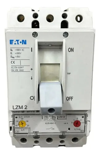 Disjuntor Tripolar 200a Lzmc2-a200 Eaton