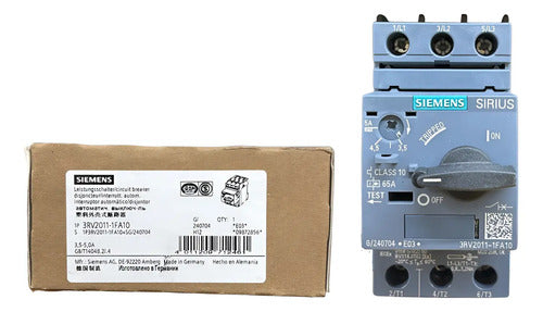 Disjuntor Motor 3rv2011-1fa10 3,5-5,0a Siemens - 50/60hz