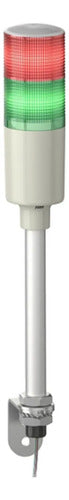 Coluna Luminosa Ø60mm Led Vm Vd 220vca Xvgm2s Schneider Vermelho E Verde 220vca
