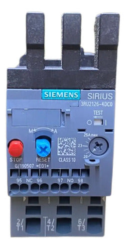 Relé De Sobrecarga 3ru2126-4dc0 20-25a Siemens 690v