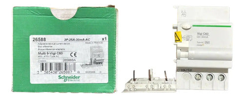 Bloco Diferencial Residual 3p 25a 26588 Schneider