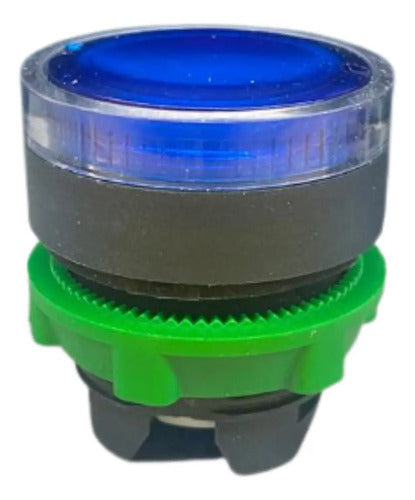 Cabeçote Para Botão Luminoso Modular Ø22mm Zb5aw36 Schneider Azul -