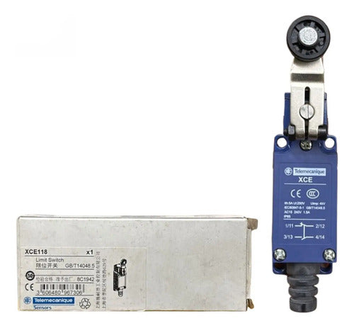 Chave Fim De Curso Xce118 Telemecanique Azul