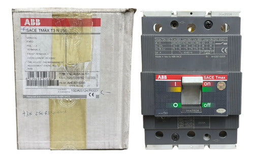 Disjuntor Caixa Moldada Sace Tmax T3 N 250 250a Abb