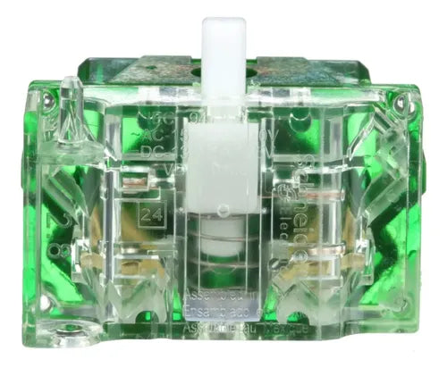 Bloco De Contato P/ Linha 9001k/sk Verde 9001ka2 Schneider