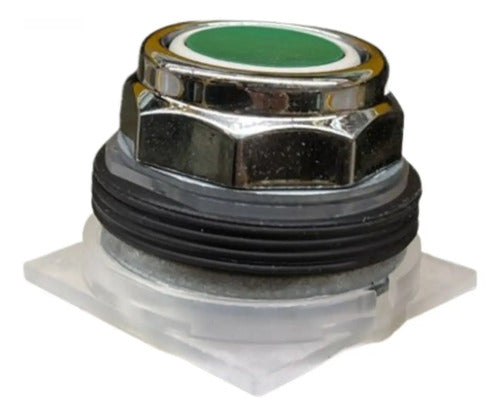 Cabecote Para Botao 30mm Metalico 9001kr1g Verde Schneider Verde -