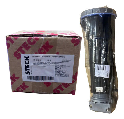 Acoplamento 3p+t 125a 600/690v 5h Pt Ip67 S4655w 6h Steck Preto
