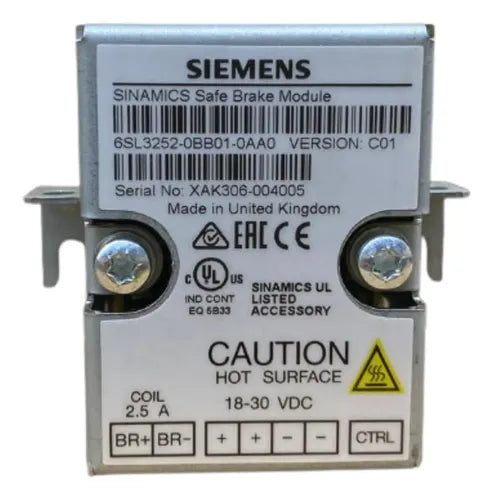 Rele Freio De Seguranca 6sl3252-0bb01-0aa0 Siemens