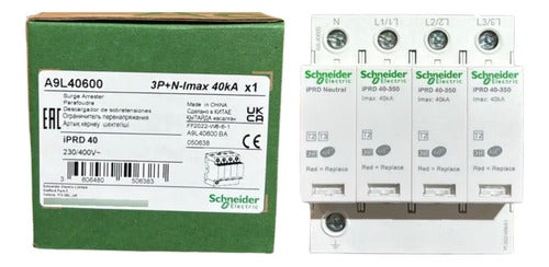 Dps Acti9 Protetor Surto Iprd40 40ka 3p+n A9l40600 Schneider