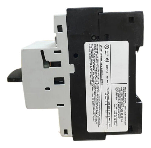 Disjuntor Motor 3rv1321-1gc10 6,3a Siemens - 50/60hz