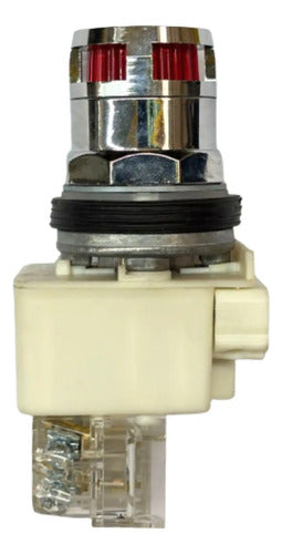 Botão 30mm Metálico 1naf Vermelho 9001k3l40rh13 Schneider Vermelho