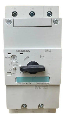 Disjuntor Motor 3rv1041-4fa10 28-40a Siemens - 50/60hz
