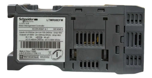 Rele Inteligente Tesys Ethernet 0,4-8a Ltmr08efm Schneider 100240 Vca