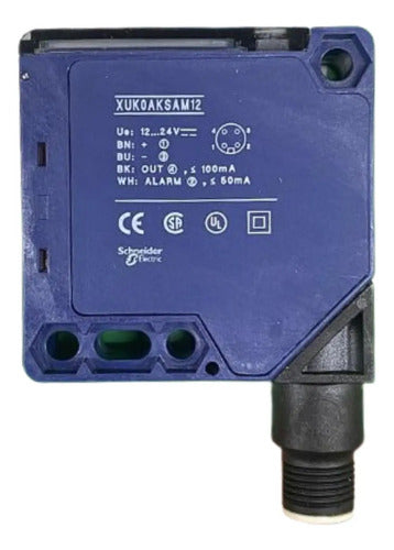 Sensor Fotoeletrico 12...24vcc M12 Xuk0aksam12 Telemecanique