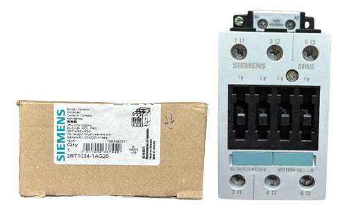 Contator 32a 110v 3rt1034-1ag20 Siemens 110
