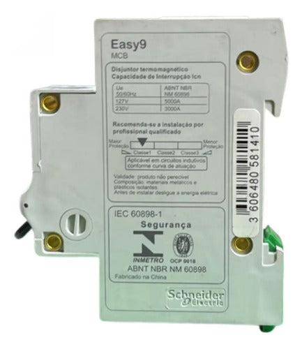 Kit Com 8: Disjuntor 25a 3ka 230vca Ez9f33125 Schneider