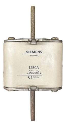 Fusível Nh04 Retardado 1250a 500v 3na3482 Siemens 500v