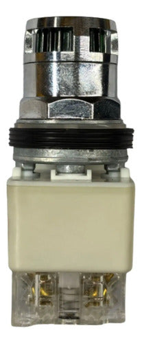 Botão 30mm Metálico Verde 1naf 9001k3l7lggh13 Schneider Verde
