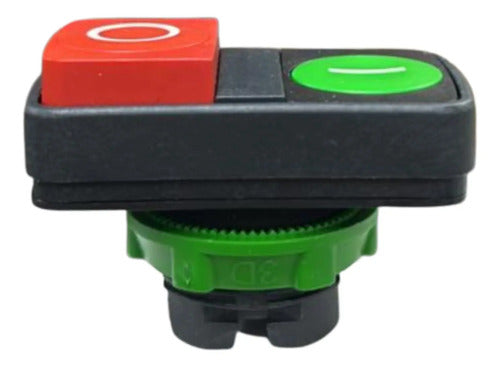 Cabecote P/ Botao Duplo 22mm Vd/vm Zb5aw7l3740 Schneider Verde/vermelho