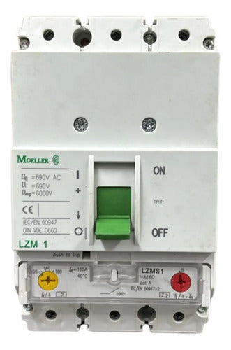 Disjuntor Tripolar Lzms1-a160 160a Moeller