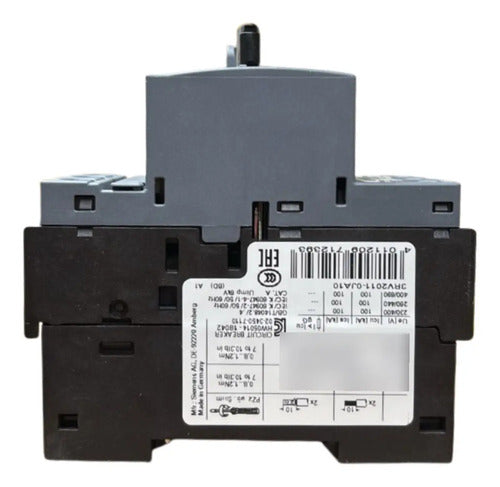 Disjuntor Motor 3rv2011-0ja10 0,7-1,0a Siemens - 50/60hz