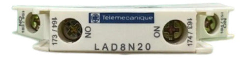 Bloco De Contato Auxiliar Lateral 2na Lad8n20 Telemecanique 690v