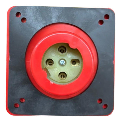 Tomada 3p+t 16a 380/440v 6h Vermelha S4046w Steck - Vermelho