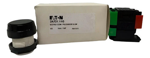 Botão 2a-721.11g 22mm 1naf Lum Verde Eaton Verde Não Se Aplica