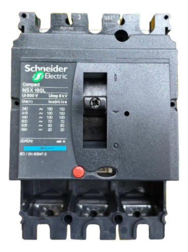 Estrutura Disjuntor Nsx160l Tripolar Lv430405 Schneider