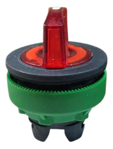 Cabeçote Para Chave Comutadora Faceada Zb5fk1343 Schneider Vermelho 0
