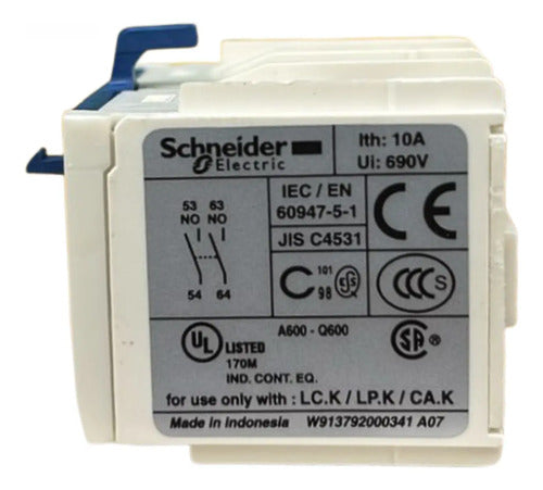 Contato Auxiliar Instantaneo 2na Tesys K La1kn20 Schneider 690v