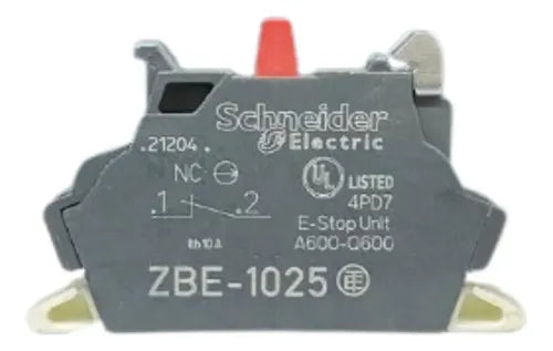 Kit Com 2 Peças: Bloco De Contato 1nf Zbe1025 Schneider
