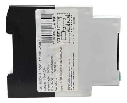 Relé 380vca 50/60hz 3ug0618-1bq05 Siemens 380vca