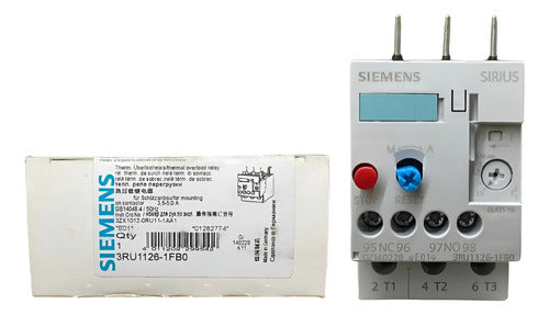 Relé Térmico De Sobrecarga 3,5 - 5a 3ru1126-1fb0 Siemens -