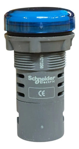 Kit Com 5: Sinalizador 22mm Led Azul 12vca/cc Xa2evj6lc 12vca/cc
