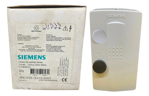 Chave Partida 3re1016-1ea15-0an1 2,8-4a Siemens Cinza