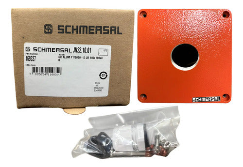 Botoeira Dgp1 Alumínio Com 1 Furo De 22mm Ace Schmersal Laranja