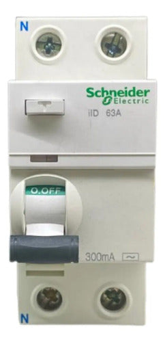 Interruptor Diferencial 2p 63a 230v A9r74263 Schneider