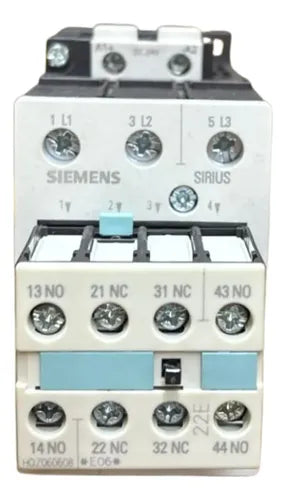 Contator 3rt1034-1bb44 24vcc 2na + 2nf Siemens 24vcc