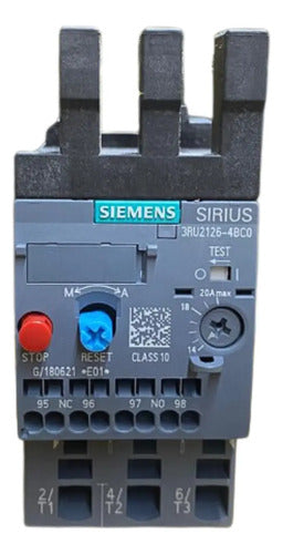 Rele De Sobrecarga Térmico 3ru2126-4bc0 14-20a Siemens -