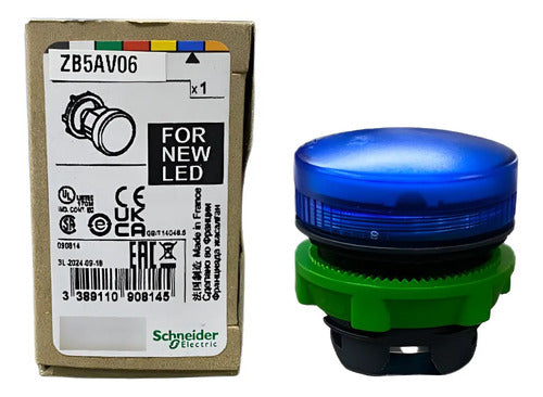 Kit Com 3: Cabeçote Para Sinalizador 22mm Zb5av06 Schneider