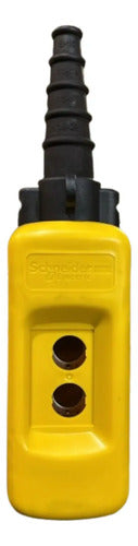 Botoeira Pendente 2 Furos Ø22mm Xaca02 Schneider Amarelo