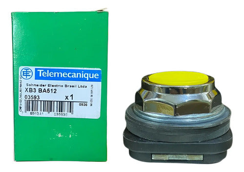 Botão 30mm 1naf Amarelo Xb3ba512 Telemecanique Amarelo -