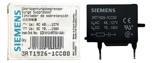 Kit Com 3: Supressor Para Contator 3rt1926-1cc00 Siemens