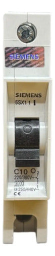 Kit Com 12: Disjuntor 10a Curva C 1p 5sx1110-7 Siemens